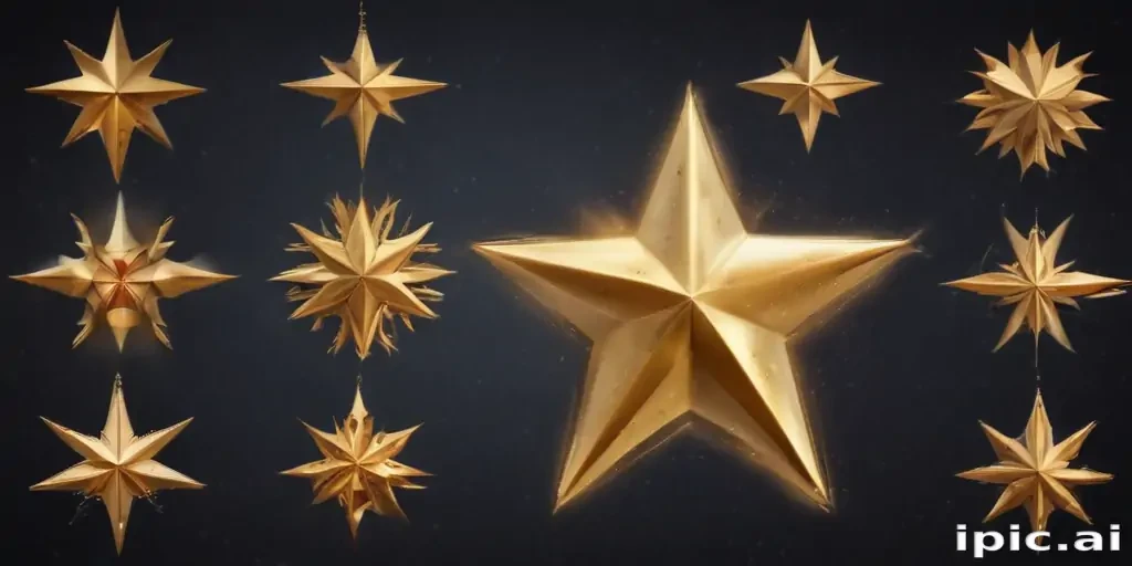 christmas stars clipart