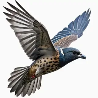 birds flying transparent background