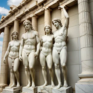 greek statues