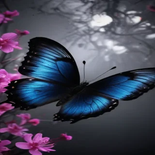 black butterfly wallpaper hd