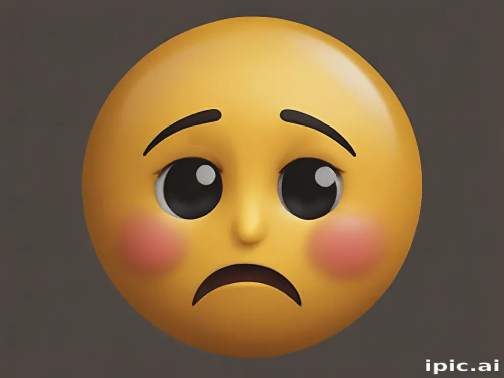 sad face emoji png