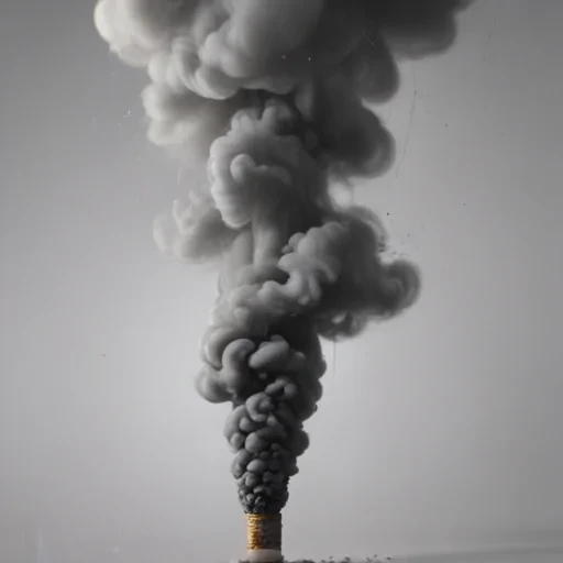 smoke no background
