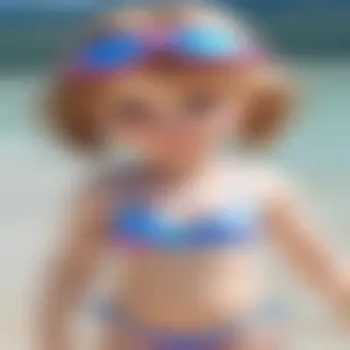 ai art little girl bikini