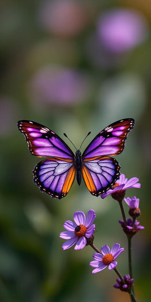 purple butterfly wallpaper aesthetic