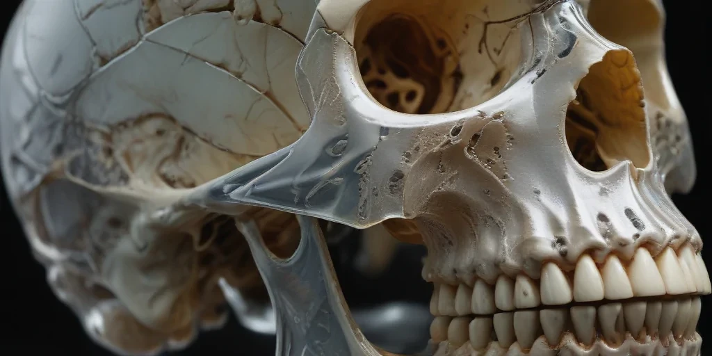 transparent skull