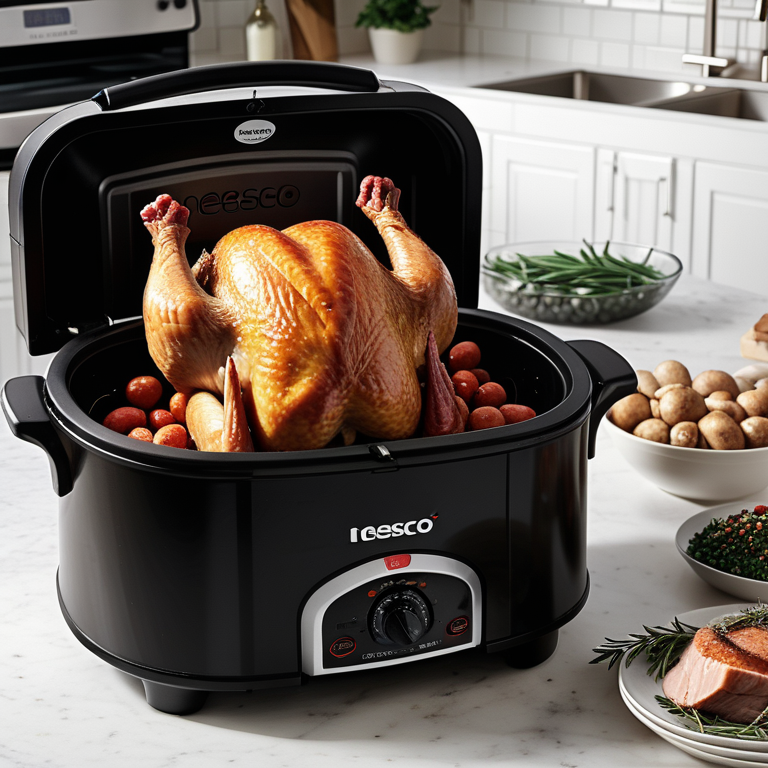 roasting a turkey in a nesco roaster