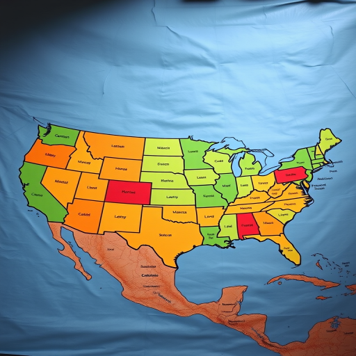 map of usa states