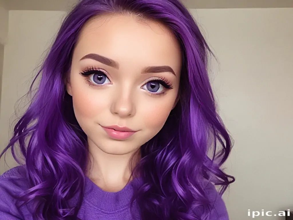 purple cute