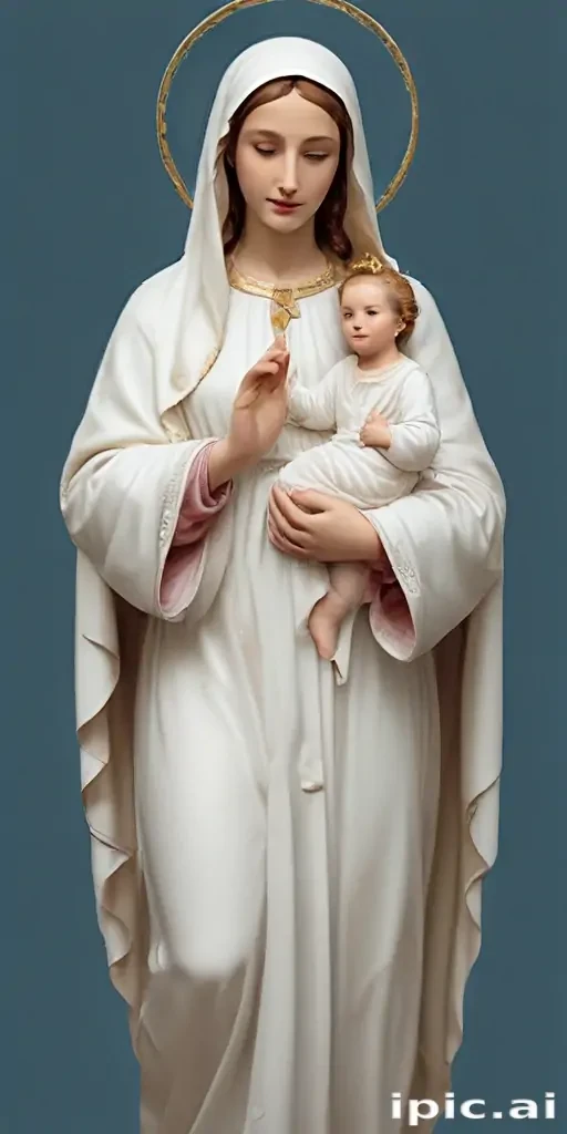 virgin mary clip art