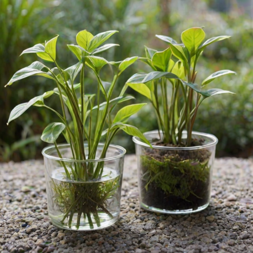transparent plants