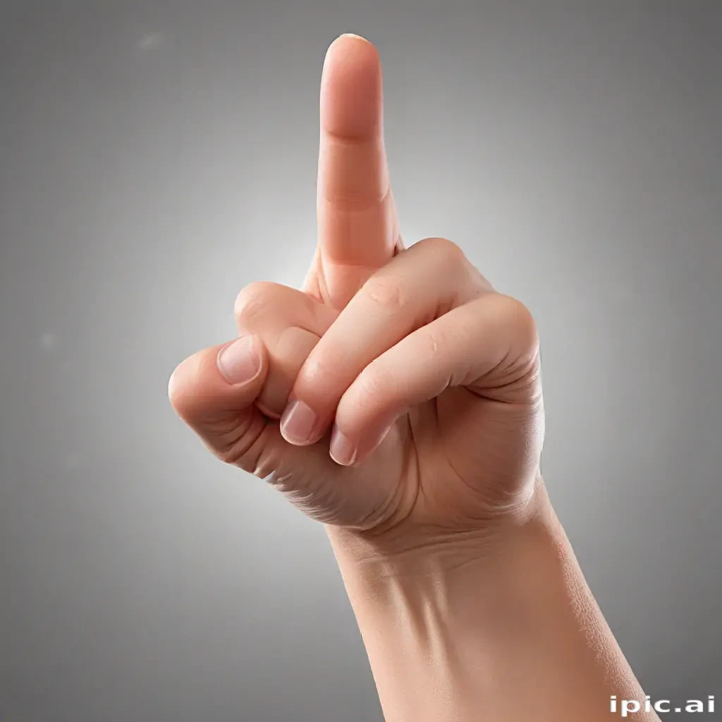 finger pointing png