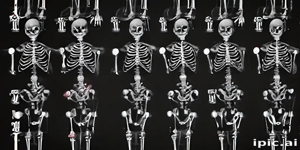 skeleton background