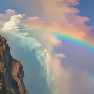 pastel rainbow