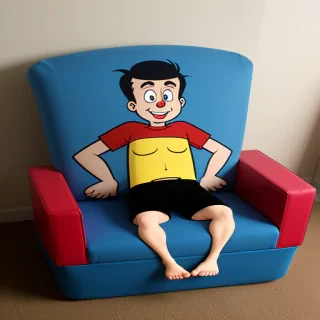 cartoon couch