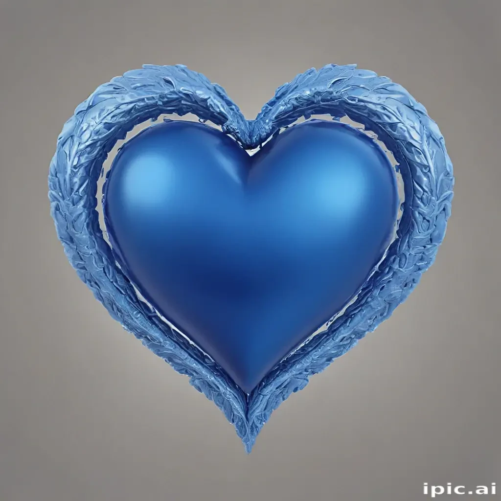 blue heart png