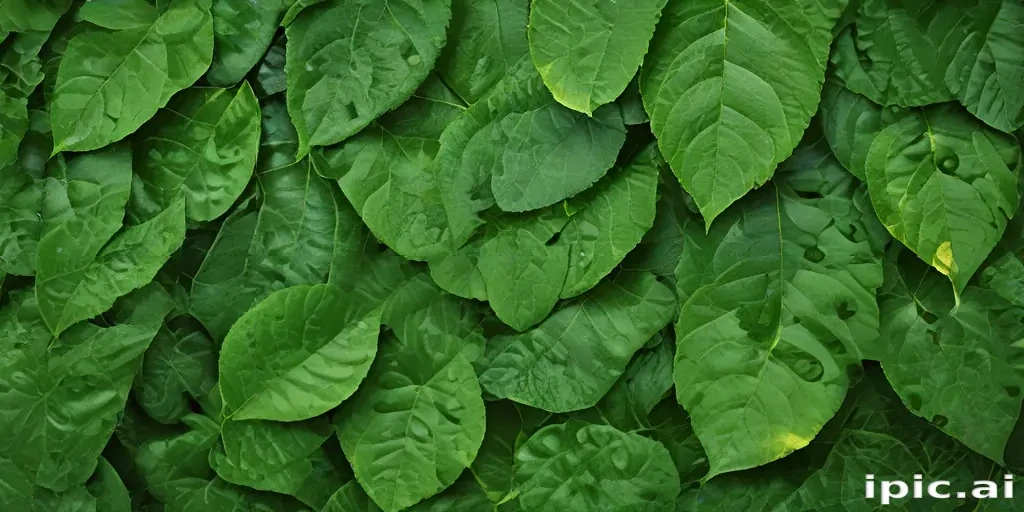 green leaf background