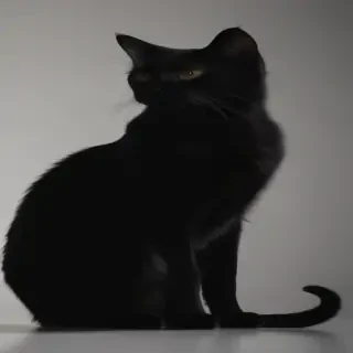 cat silhouette png