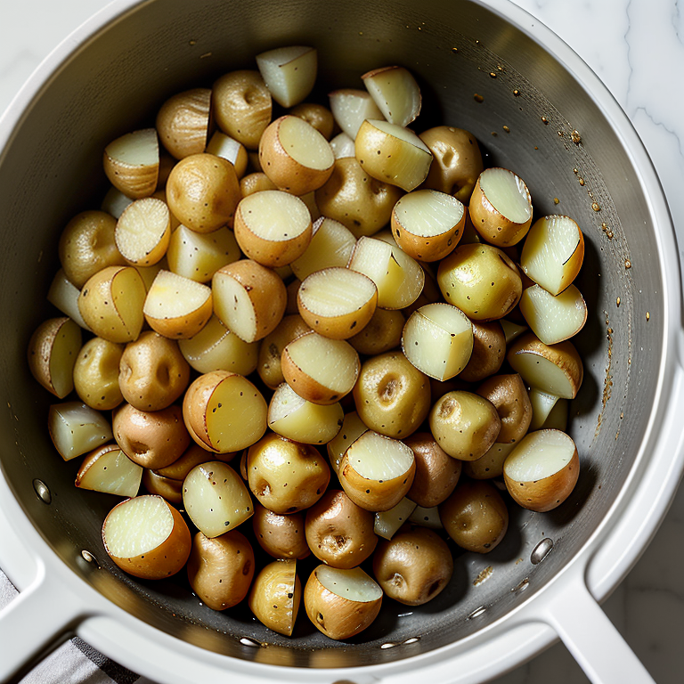 how to air fry diced potatoes