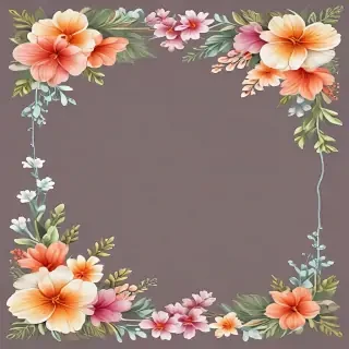 flowers border png