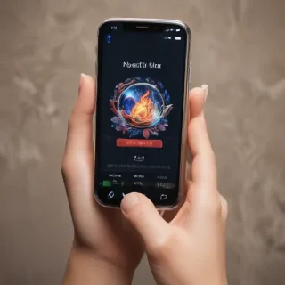 hold phone png