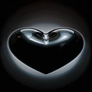 black heart photo