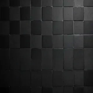 black checkered background