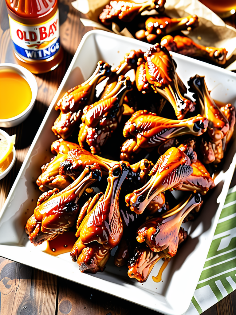 old bay and honey wings