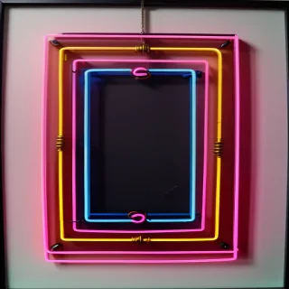 neon frame
