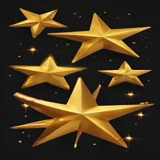 gold stars png