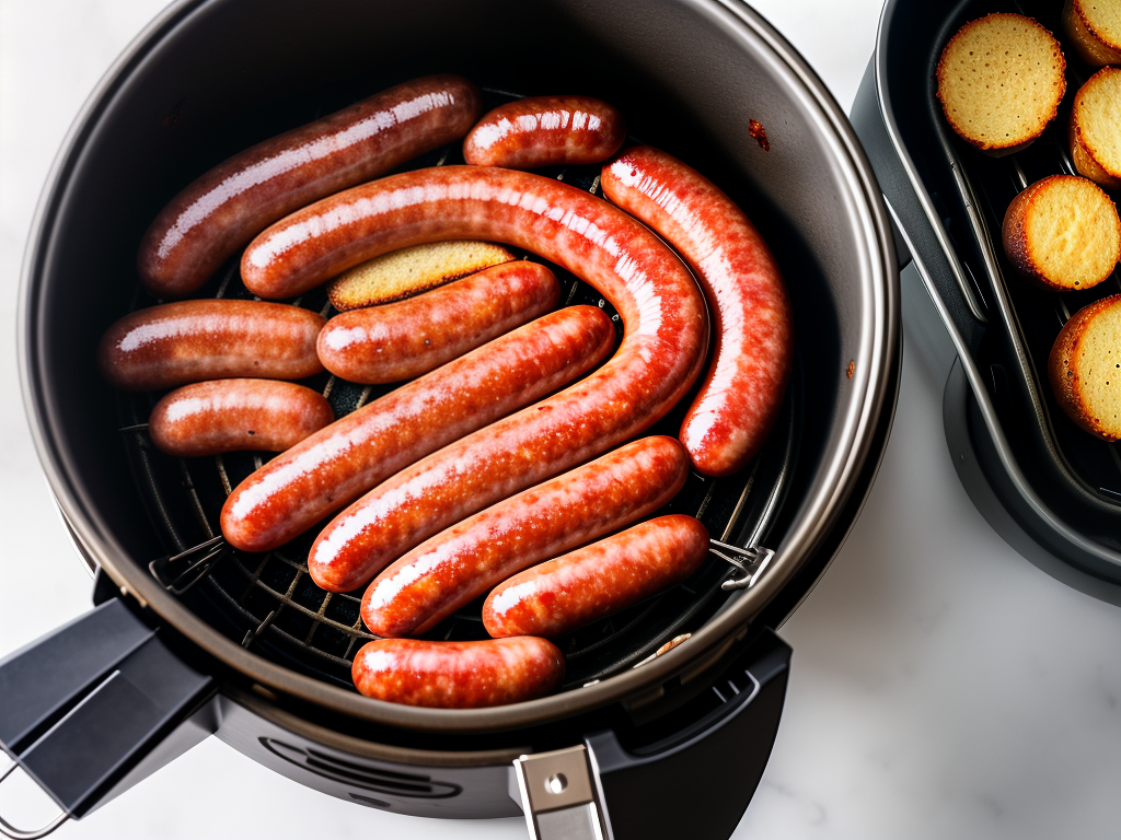how to cook smoked sausage in air fryer