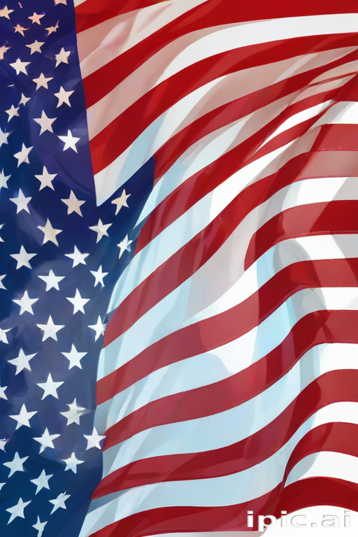 transparent american flag clipart