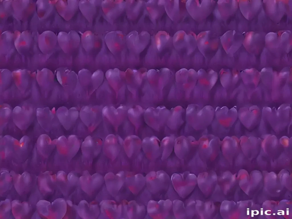 purple heart pattern wallpaper
