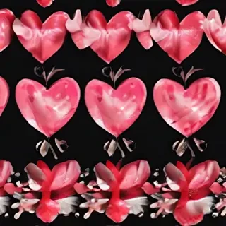 heart border png aesthetic