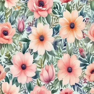 background watercolor flowers