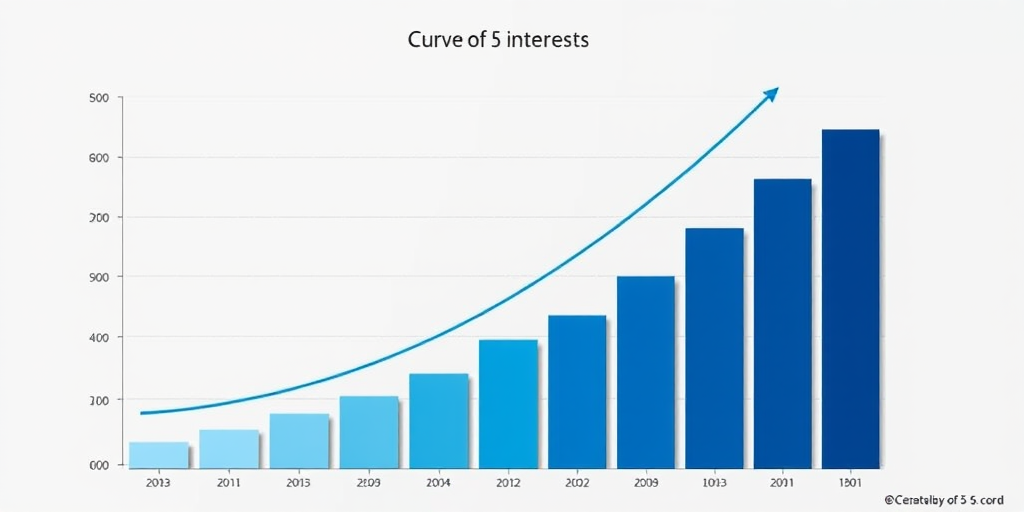 Create an infographic showing a curve intersecting a bar graph with varying shades of blue, focusing on a specific point of interest, using a Canon EOS R5 camera, 50mm lens, f/2.8 aperture, 1/125 shutter speed, ISO 100, in a flat lay view with natural lighting for enhanced clarity and color contrast.