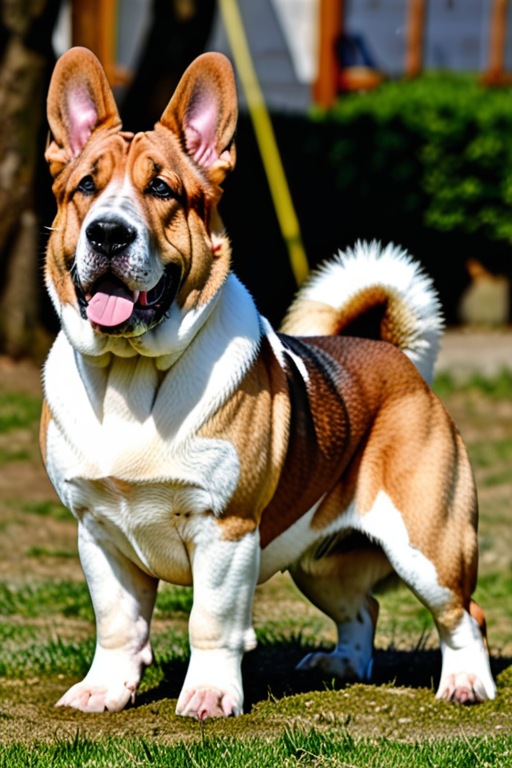 akita basset dog breed