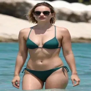 lily james bikini