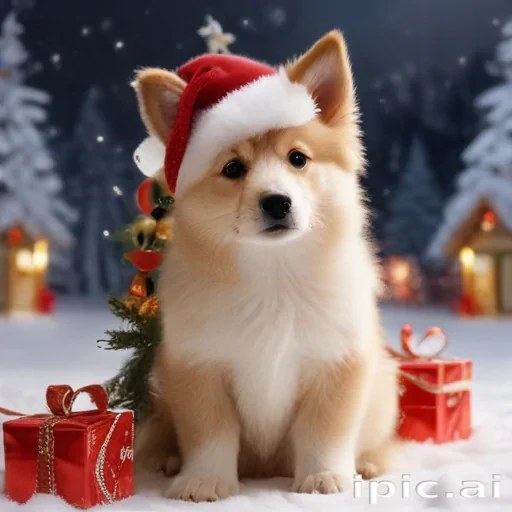 christmas wallpaper dogs