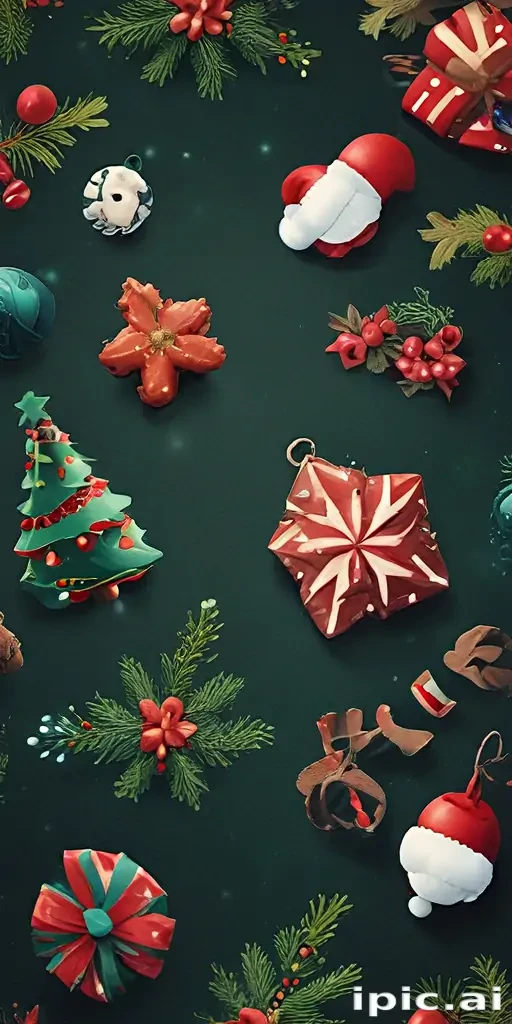 xmas phone background