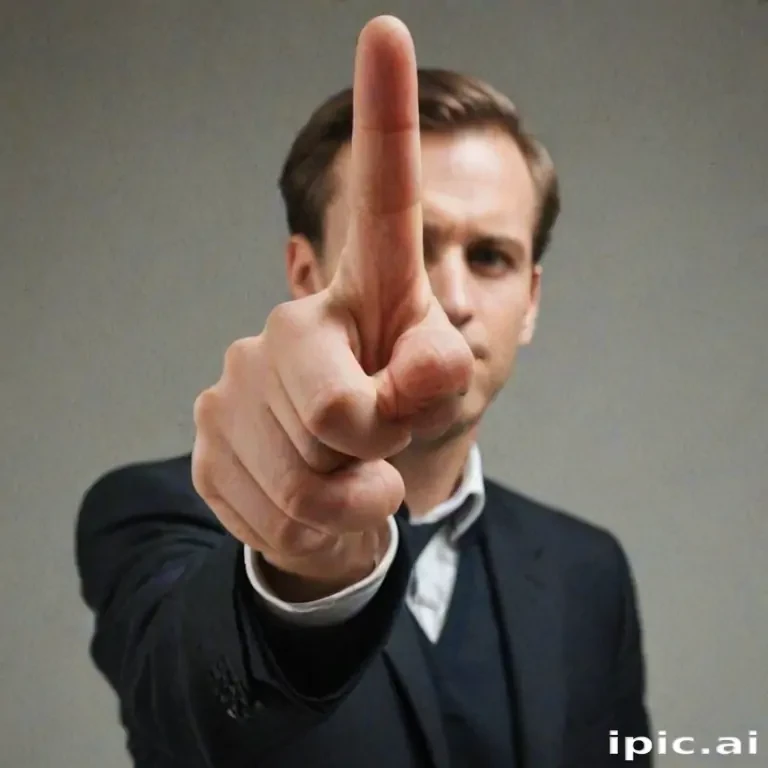 you pointing finger