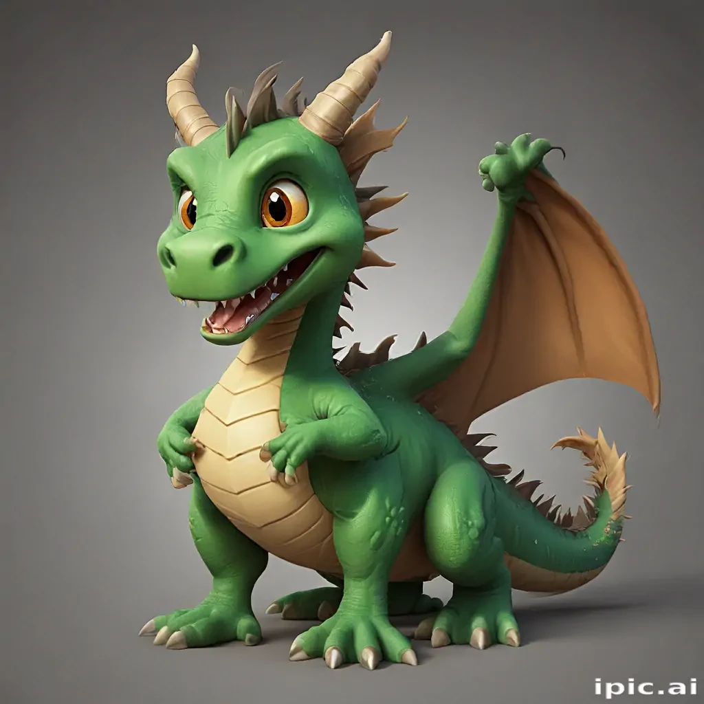 cartoon of a dragon
