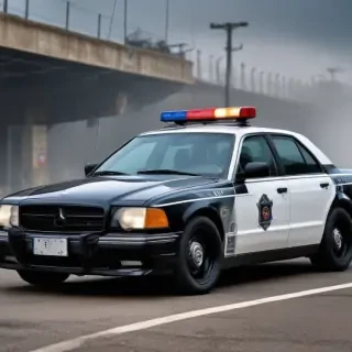 police car wallpaper