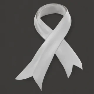 white ribbon png