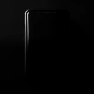 black background phone