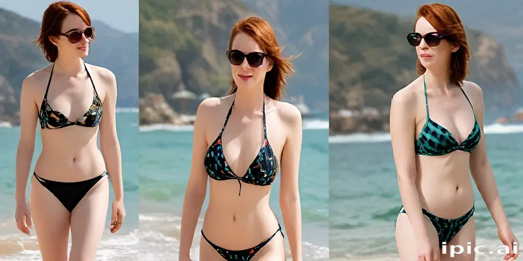 Emma Stone in bikini