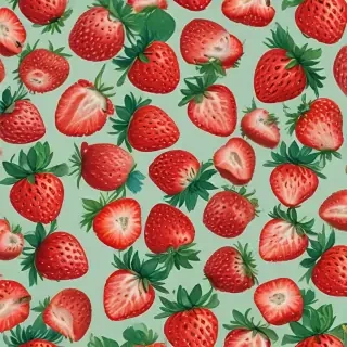 aesthetic strawberry wallpaper