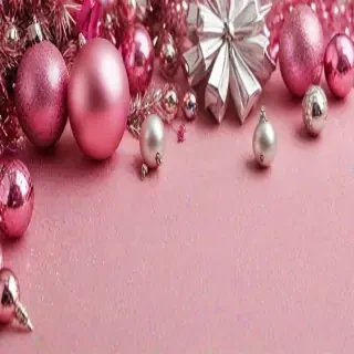 pink christmas aesthetic wallpaper