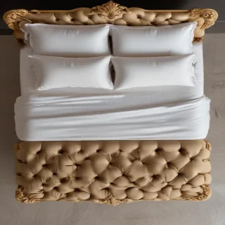 bed top view