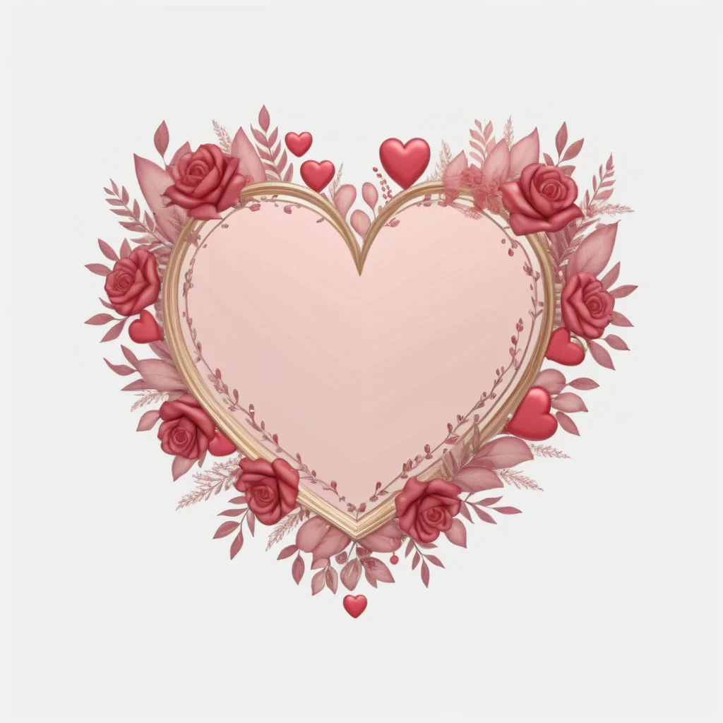 heart border png aesthetic