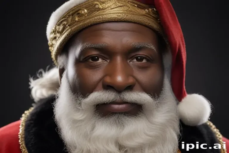 black santa png